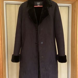 Women’s Dkny Coat with faux fur